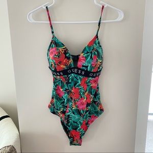 Guess Floral print one piece